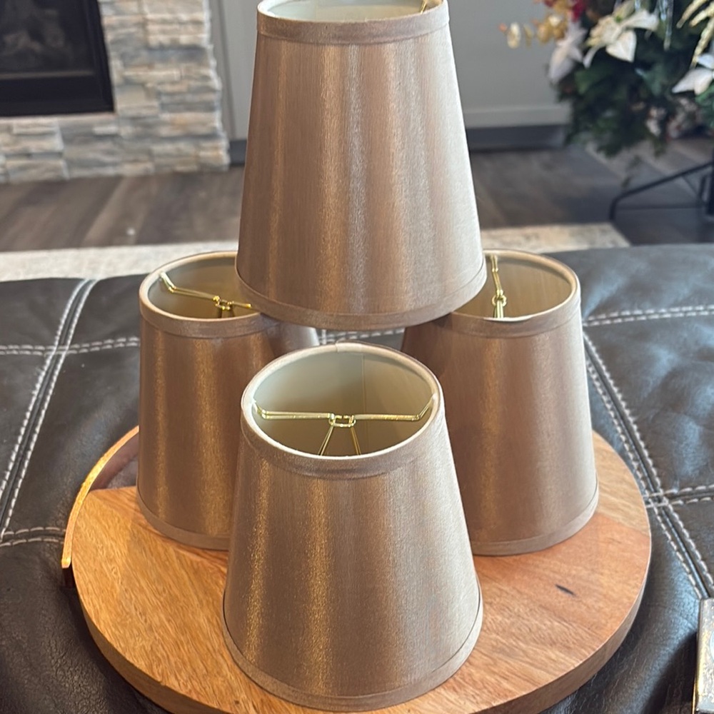 Elegant Brown Lamp Shade. 4 available